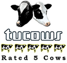Tucows 5 Cows - Maximum rating