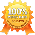 30 Days Money Back - Satisfaction Guarantee - No Questions
