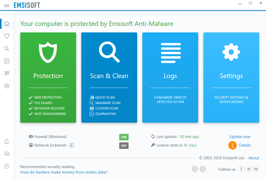 Emsisoft Renew Your License